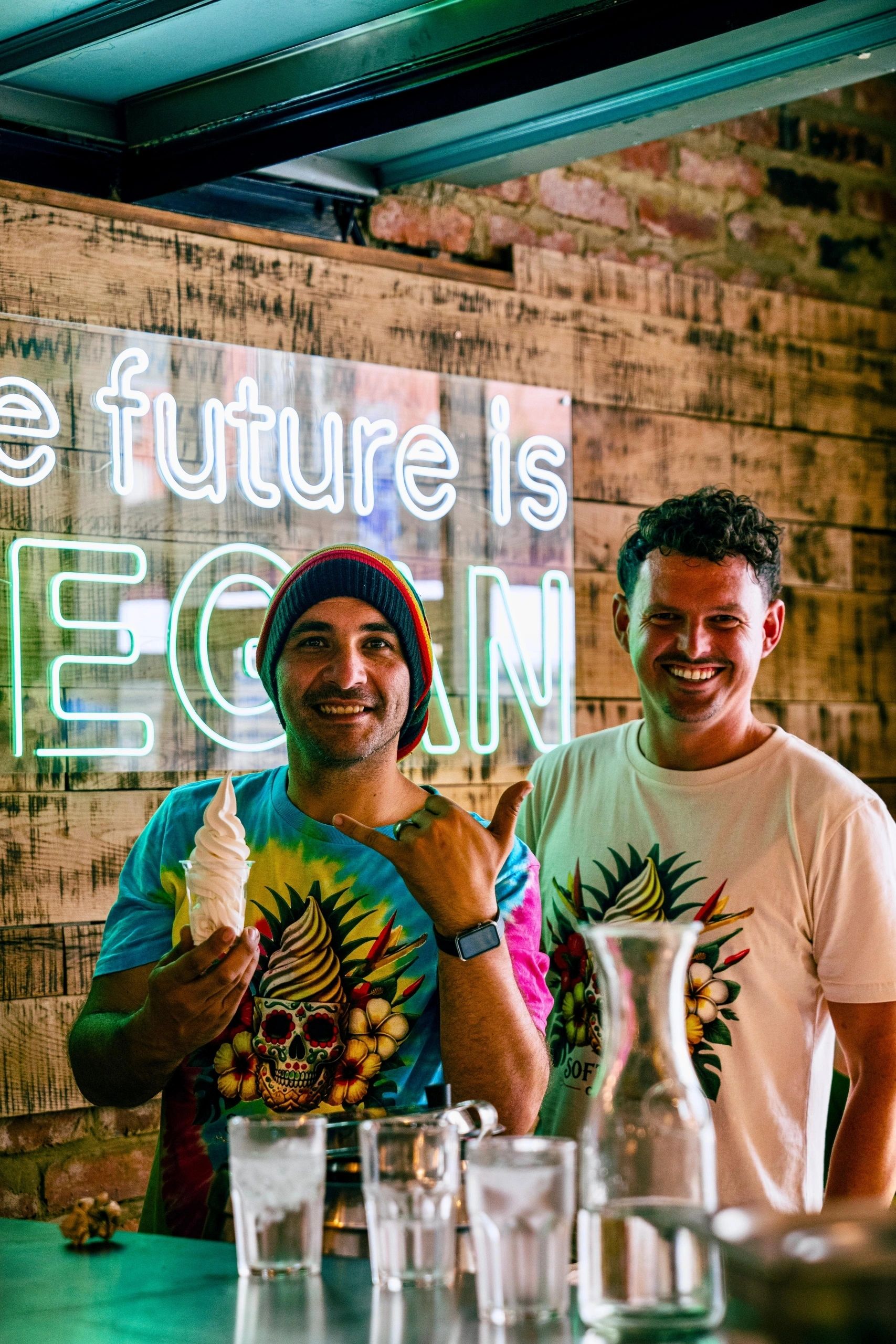 Plant-based ice cream cone