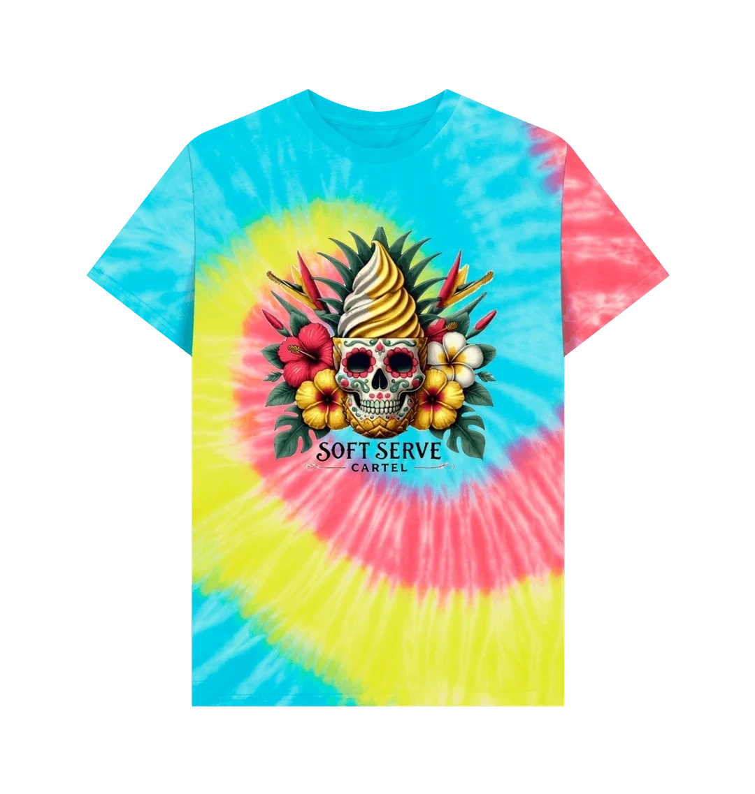 Soft Serve Cartel merch — tie-dye tee 2